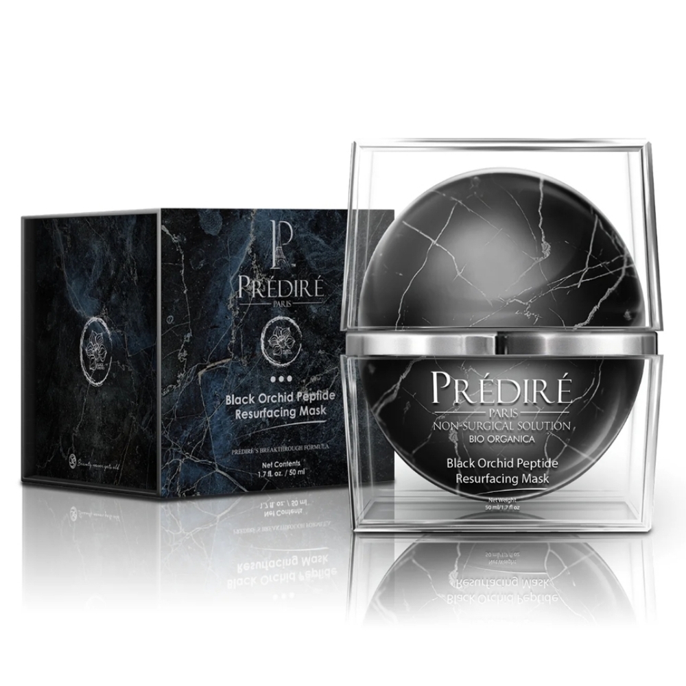 Prédiré Black Orchid Peptide Resurfacing Mask. 1.7 FL Oz/ 50 ML. New Sealed Box.